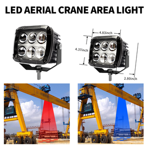 15W LED projecteur de sécurité bleu rouge lumière nouvelle grue portique élevé aérien pendentif lumière grand piéton limite avertissement pendentif - Product Image 3