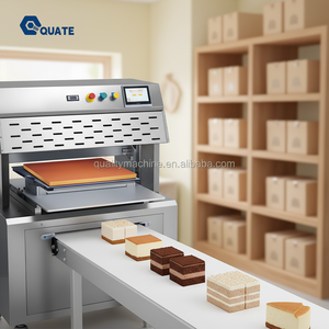 Machine à découper les gâteaux et pâtisseries Tiramisu, machine à découper les gâteaux ronds, le pain et les toasts à ultrasons, machine à couper en cubes 600x400, Happy Birthday - Product Image 1