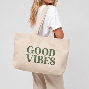 Sac fourre-tout en toile nautique, style marin, en coton, surdimensionné, réutilisable, sac à bandoulière pour femmes, plage, été, avec poches - Product Image 1