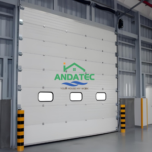 Puerta Seccional de acero galvanizado con certificación CE de <span class=keywords><strong>Anda</strong></span> con diseño de rotura térmica anti-deformación - Product Image 1