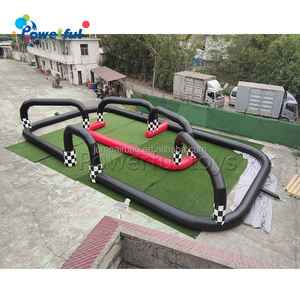 Grado comercial niños go-kart Racing arena inflable parachoques coche carrera pista coche arena área - Product Image 1