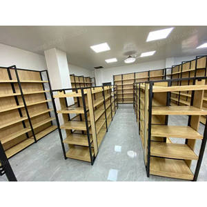 יצרן מדפי עץ חנות כלבו מדפי תצוגה מדפים בסגנון מיניסו - Product Image 2