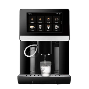 Machine à café à filtre entièrement automatique en promotion, programmable, écran tactile, pompe 19 bars, pour usage domestique et hôtelier, version française - Product Image 1