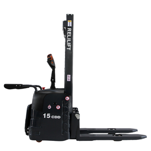 מלגזה חשמלית HZHI CDD Ultimate Safety עם רגלי תמיכה נגד התהפכות, גובה הרמה 5 מטר, כושר נשיאה 1250 ק\\\"ג, סוללת עופרת-חומצה, לשימוש בשטח קשה - Product Image 3