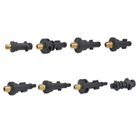 Adaptateur de lance à mousse pour nettoyeur haute pression, canon à mousse, adaptateur de buse à mousse, pistolet à savon, connecteur de lance, 1/4 pouce