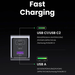 Nexode Pro 100W GaN C Charge QC4.0 3.0 ชาร์จเร็วสำหรับแล็ปท็อป PD รองรับการชาร์จเร็ว สำหรับ 17 16 15 นิ้ว รุ่น CD351/X757 - Product Image 3