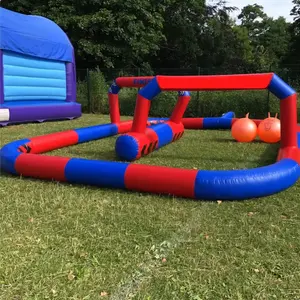 Pvc 두꺼운 놀이 공원 풍선 범퍼 자동차 트랙 경주 아이들을위한