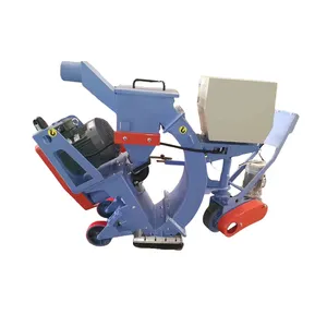 Double throwing head road shot blasting machine concrete slurry cleaning equipment large steel plate mobile shot blasting