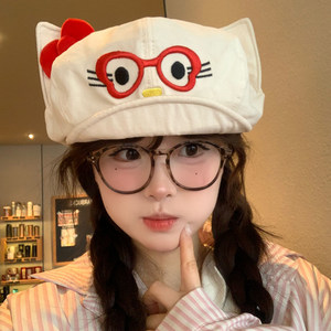 Nouveau Béret Coréen Style Japonais 2026 Brodé en 3D Octogonal Respirant et Ajustable, Mignon et Amincissant pour <span class=keywords><strong>le</strong></span> Visage - Product Image 2