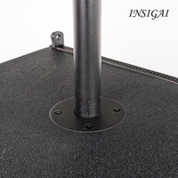 Haut-parleur DSP Dual 10 pouces Super Bass Subwoofer Ensemble de haut-parleurs Line Array professionnels Système de haut-parleurs Line Array à scène active