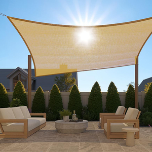 Voiles d'ombrage durables en tissu HDPE résistantes aux UV avec ombre <span class=keywords><strong>de</strong></span> 30% à 95% pour triangle rectangle patio balcon voiture parking plage utilisation - Product Image 6