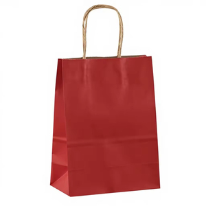 Eco-Friendly Custom Classic <b>Waterproof</b> Kraft Paper Handle Bag with Brown Luxury Gift Packaging for Fur & <b>Socks</b> - Product Image 3