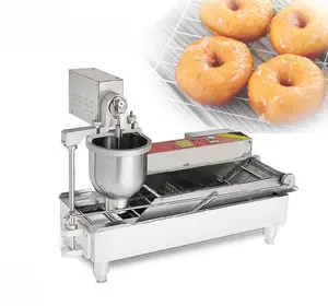 prices continuous frying machine donuts conveyor 6KW 1100*550*650mm New commercial donut machine