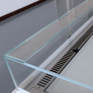 Exhibición comercial de ensalada de frutas de acero inoxidable de doble temperatura, gabinete enfriador, supermercado, equipo refrigerado de mármol - Product Image 5