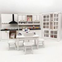Jouets pour filles 1:12 maison de poupée meubles maison de poupée miniature cuisine maison de poupée ensemble de cuisine