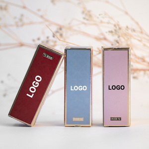 กล่องบรรจุภัณฑ์เครื่องสำอางกล่องกระดาษของขวัญงานหัตถกรรมลิปสติกกระดาษแข็งเป็นมิตรต่อสิ่งแวดล้อมโลโก้ออกแบบใหม่ - Product Image 1