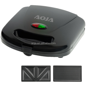 Machine à gaufres automatique 4 tranches avec revêtement antiadhésif fixe, 1400W, pour gaufres, sandwichs et grillades à domicile - Product Image 6