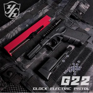 Mainan pistol Glock G22 gel mainan senjata Blaster pistol logam senjata hidrogel