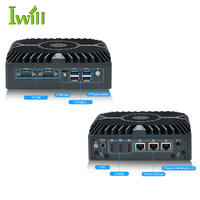 Mini PC de escritorio de alta calidad 12th Gen Core I7 2COM 3HD Mini computadora industrial para Win10 11 Linux