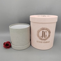 Boîtes d'emballage cadeau rondes personnalisées OEM 2026 en carton recyclé avec motif floral personnalisable