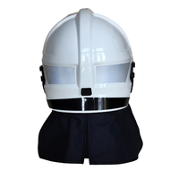 JJXF Nuevo Casco de Bombero Económico para Seguridad contra Incendios, Casco Gallet F1 con Linterna en Oferta