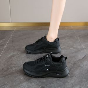 <span class=keywords><strong>Sneakers</strong></span> con Tacco Alto Traspiranti in Rete con Lacci per Donne 2025 Nuova Primavera Autunno Scarpe Leggere da Corsa per Studentesse delle Scuole Medie - Product Image 3