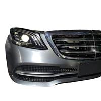 Ensemble complet de pare-chocs avant pour Mercedes-Benz Classe S W222 18-22 avec phares multi-faisceaux, calandre chromée, accessoires Mercedes