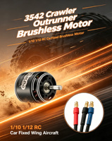 Moteur brushless D3542EVO 1000KV à couple élevé, moteur outrunner pour RC Crawler 1/10 1/12, avion RC à aile fixe, drone FPV Racing
