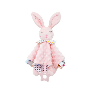Peluches d'animaux confortables SongshanToys, très vendues, décoration, <span class=keywords><strong>lapin</strong></span>, ours, licorne, couverture en peluche, jouet réconfortant, cadeau pour bébé - Product Image 2