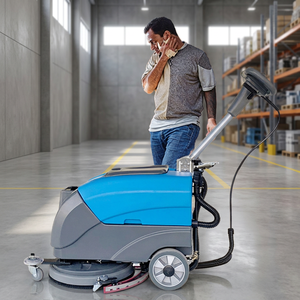 SINMEDA OEM <b>Walk</b>-Behind Electric New Automatic Concrete Floor Cleaning Scrubber Dryer <b>Machine</b> CE Certification 110V-230V 880W 1 - Product Image 3
