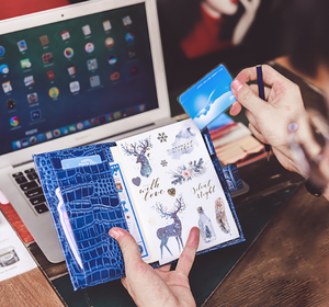 Agenda Giornaliera A5 con Copertina Rigida Personalizzata, Quaderno in Pelle PU con Rilegatura Termica, 100 <span class=keywords><strong>Fogli</strong></span> - Product Image 2