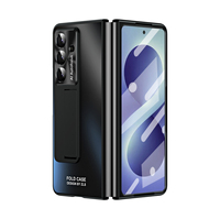 Nouvelle coque pliable tout-en-un électroplaquée pour Samsung Z Fold 8 avec support à bande, protection intégrale de la charnière, résistante aux chutes