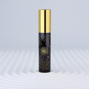 Botella de perfume impresa con pulverizador de 10 ml, electrochapada, con boquilla de aluminio, recargable, para cosméticos, disponible en fábrica. - Product Image 1