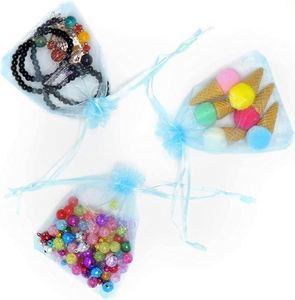 Logistics Guaranteed Drawstring Organza Gift Bags Bulk Jewelry Pouches Sheer Mesh <b>Wrap</b> for Party Christmas Wedding Favor RTS - Product Image 6