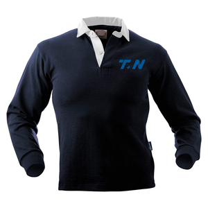 Custom Vintage Rugby Shirt Heren Genaaid Streep Lange Mouw Rugby Sport Polo Stijl Rugby Shirt Voor Heren Jersey - Product Image 6