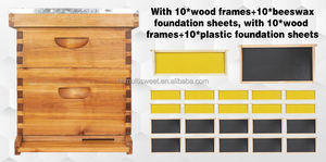 Colmenas De Abejas Ruche Apiculteur Beehive Kit Wax Dipped Langstroth Bee <span class=keywords><strong>Hive</strong></span> 10 Marcos - Product Image 4