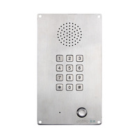 Clavier métallique analogique IP65 résistant aux intempéries et au vandalisme, interphone pour salles blanches, usine chimique, ascenseur, montage encastré