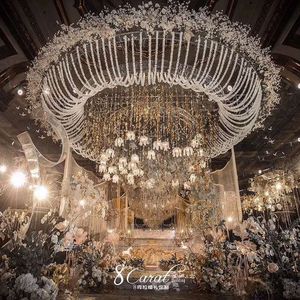 Accessoires de <span class=keywords><strong>mariage</strong></span>, lustre suspendu en forme de fleur de lys, accessoires de <span class=keywords><strong>mariage</strong></span>, lumières décoratives - Product Image 3