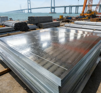 Tôle d'acier galvanisé à chaud, plaque GI SGCC DX51D+Z S350GD+Z, sans paillettes, Z275, anticorrosion, pour la construction et la toiture