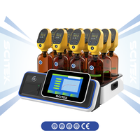 Analizador Inteligente de DBO5 SCITEK, 8 Muestras/Lote, Pantalla Táctil a Color de 7 Pulgadas, 0-4000mg/L, 10000 Grupos, Agregación de Datos Inalámbrica