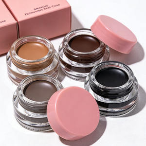 Pomade à sourcils en gros, crème, gel à sourcils longue durée, imperméable, anti-bavures, anti-transpiration, brun moyen - Product Image 3