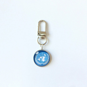 Llavero de moda con bandera nacional, colgante versátil de aleación, anillo para llaves, gema del tiempo, regalo de recuerdo para <span class=keywords><strong>amigos</strong></span> - Product Image 6