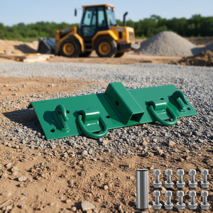 Ganchos compactos de 1/4 pulgada para tractor, forjados G70, 4700 libras de capacidad máxima, grilletes para cubo, para RV, UTV, camiones, accesorios verdes - Product Image 2