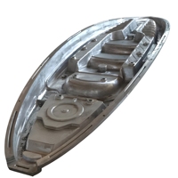 Moule de rotomoulage plastique OEM Solidworks, moulage par rotation en aluminium A356 personnalisé pour flotteurs de quai maritime et kayaks
