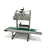 Machine de thermoscellage semi-automatique électrique avancée avec convoyeur pour sacs en plastique chimique 220V Garantie 1 an