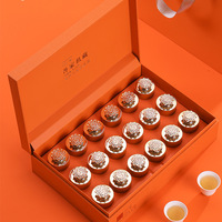 2024 nouveau design boîte à thé cadeau personnalisé avec plateau de protection de trou impression logo petit thé peut ensemble rabat supérieur carton emballage boîte-cadeau