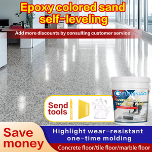 Độ bóng cao Đá Cẩm Thạch hiệu ứng Epoxy lớp phủ sàn đá Cẩm Thạch Sơn nội thất & Ngoại thất epoxy màu cát tự san lấp mặt bằng sàn sơn - Product Image 5