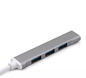 4合1多端口<span class=keywords><strong>USB</strong></span> 3.0至4端口铝合金集线器适配器，适用于台式计算机增强型数据传输集线器适配器 - Product Image 2