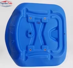 Asientos para gradas, terrazas y tribunas, para exteriores, para campos de baloncesto, teatros, auditorios y conferencias, silla de fila hueca de moldeo por soplado con escalera - Product Image 6