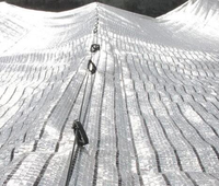 Filet d'ombrage solaire en aluminium, tissu d'ombrage de soleil, housse pour voiture à l'extérieur, stabilisée par UV, en aluminium, 2020
